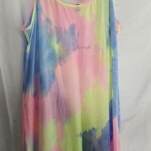 & Other Stories Multicolor Tie-Dye Maxi Dress